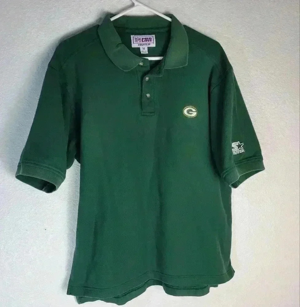 Green Bay Packers Pro Line Starter Polo Sz Med